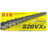 CADENA D.I.D. JAPON 520VX3 X 116 FB X-RING